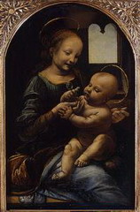 1914: приобретение картины леонардо да винчи  мадонна с младенцем  ( мадонна бенуа )